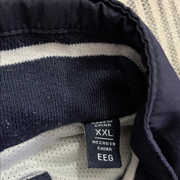Tommy Hilfiger Navy Windbreaker with White Accents - Picture 2 of 10